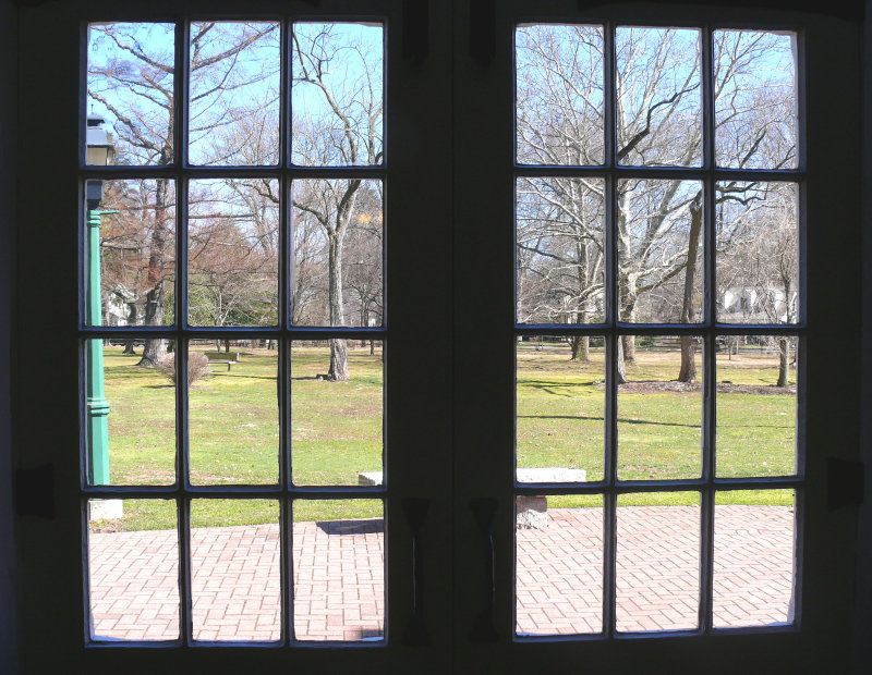 looking out