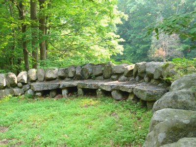 a quiet spot in the woods