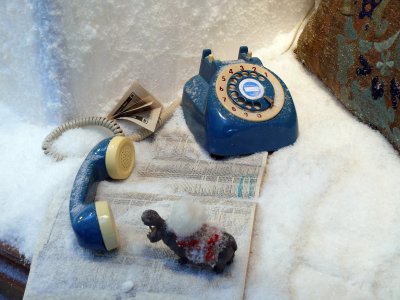 Blue phone