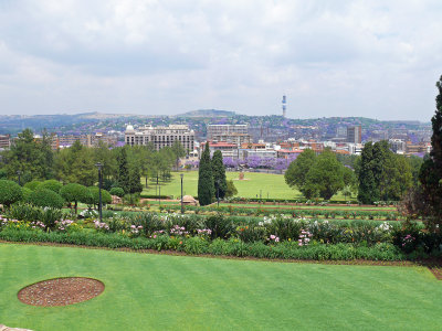 Looking southwards over Pretoria