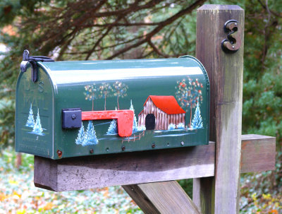 festive mailbox