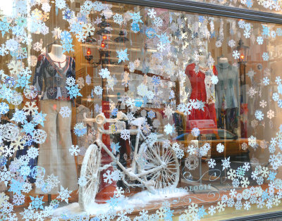 Anthropologie bicycle window