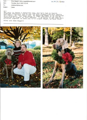 Reference letter with  pictures