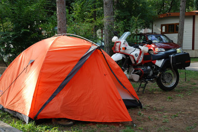 Campen bei Triest