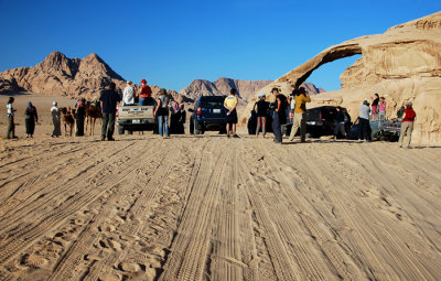 Everyone in Wadi Rum