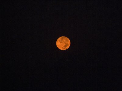 California Wildfire Moon