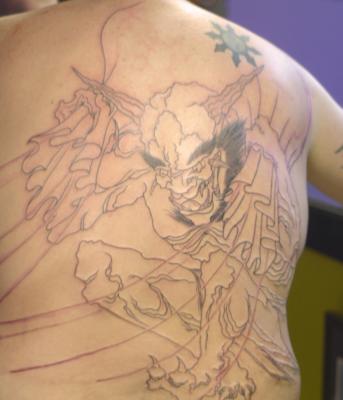 Pics of getting a tattoo's-shots by Elvis