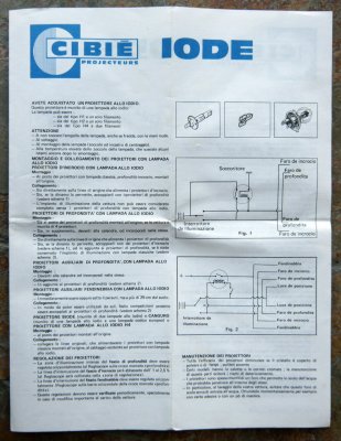 CIBIE IODE - Italian Instructions