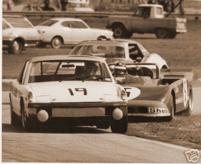 Porsche 914-6 of Florida State Senator Dave McClain and Dave White during practice at 6 Hours of Daytona 1972
