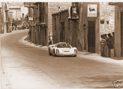 Winning Porsche 910/8 of Paul Hawkins/Rolf Stommelen, Targa Florio 1967