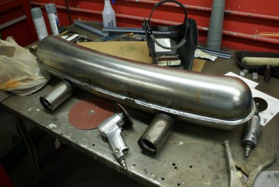 914-6 GT Rally Muffler - Reproduction #2 (After) - Photo 2
