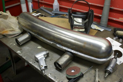 914-6 GT Rally Muffler - Reproduction #2 (After) - Photo 3