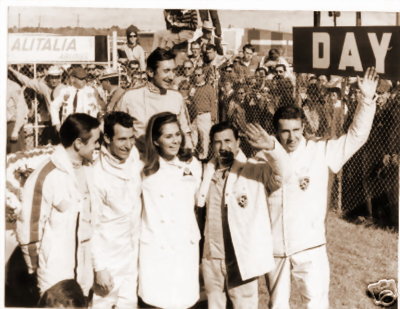 WINNERS CELEBRATE WITH MISS UNIVERSE AFTER THE RACE, 24HRS DAYTONA 1968.jpg