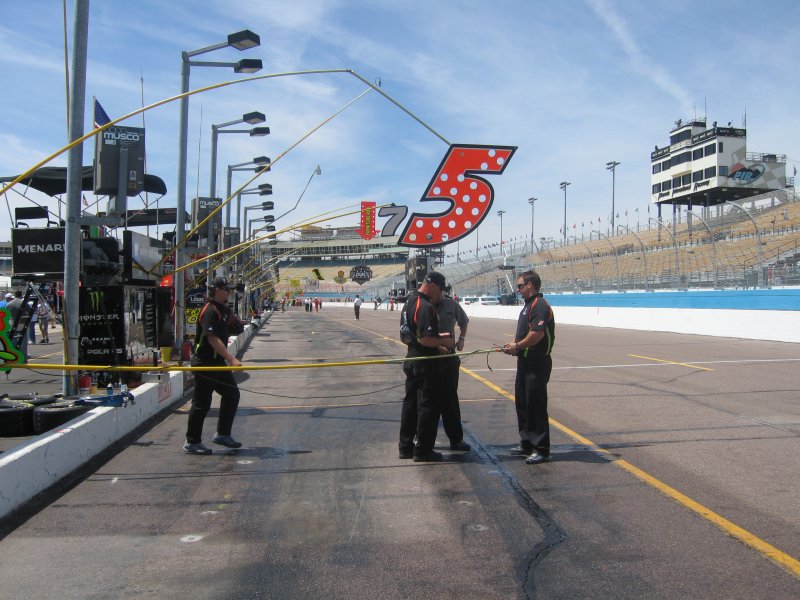 Pit Lane - Phoenix International Raceway