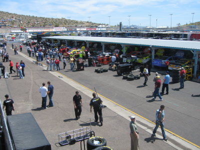 Garage shot @ Phoenix International Raceway