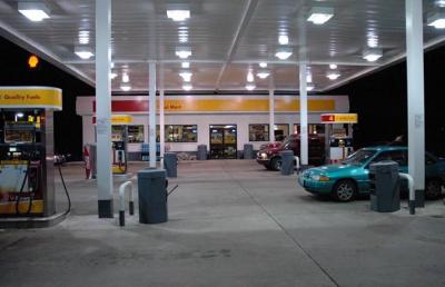 The Gas station.