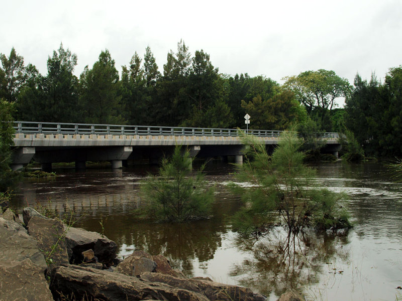 The rivers come up a bit