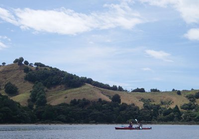 View north from a canoe