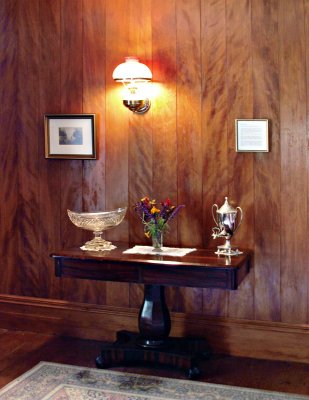 Kauri table and panelling