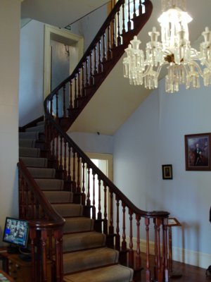 Stairway from entrance hall
