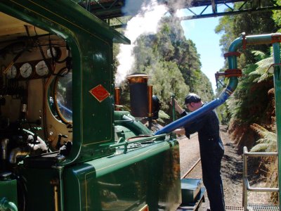 Taking on water at Rinadeena