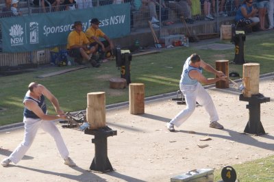 Woodchop competition