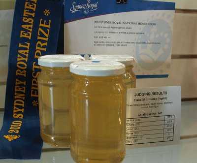 Prizewinning honey