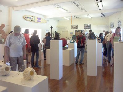 The small sculpture exhibition