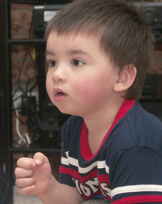 Charlie, aged three