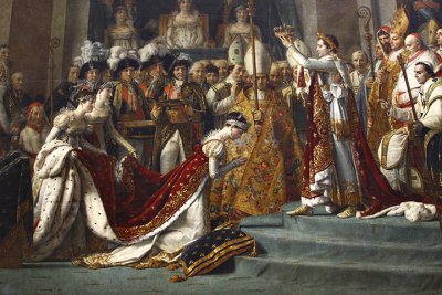 Jacques-Louis David Coronation of Napoleon -  detail - 1807.jpg