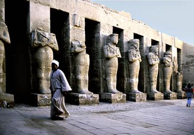 Rameses III Court -Karnak Temple