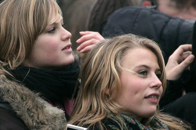 Pupil's protest Museumplein Amsterdam