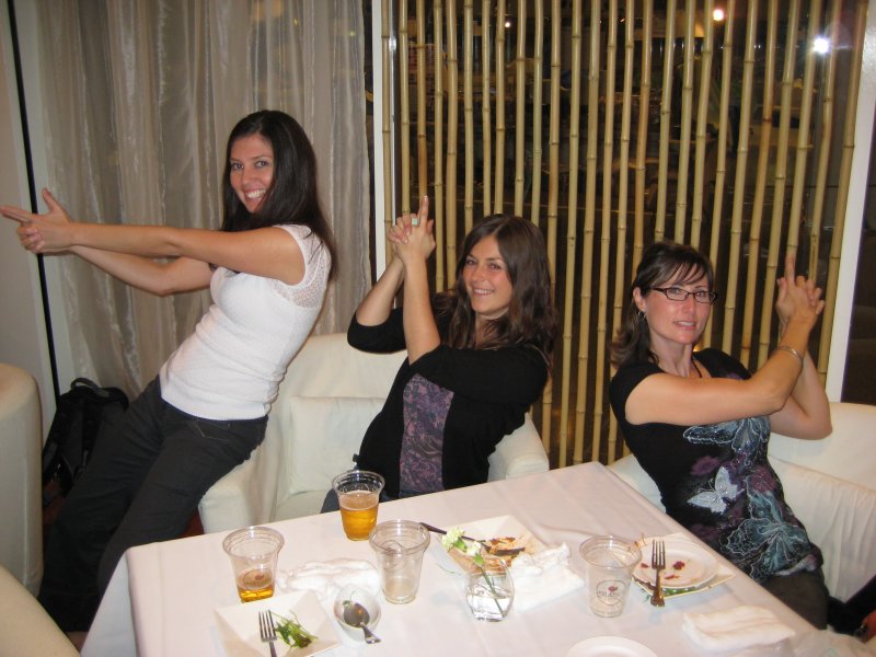 Charlies Angels - Melissa, Jamie and Becky.  OK, really Joshs, Pauls and Brians angels, ha.