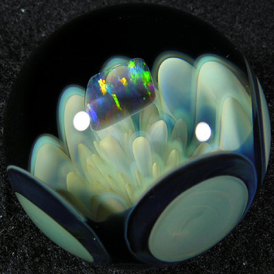 I love the fumed implosion, seeing the edges of the silver floating above the dot implosions!