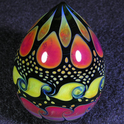 Dragon Egg, Size: 1.06W x 1.43H, Price: SOLD