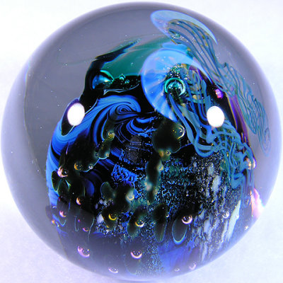 Josh did the planet of course, and then Joyce added the sweet jellyfish.