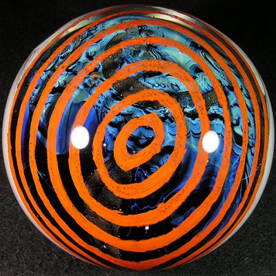 Harry Besett encased the marble with clear and finished it.