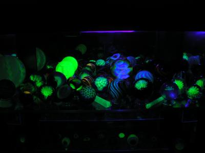 Fun with Marbles and Black Light