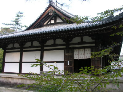One of the many buildings in the complex. The main temple was under a metal structure being renovated.