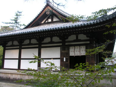 One of the many buildings in the complex.  The main temple was under a metal structure being renovated.