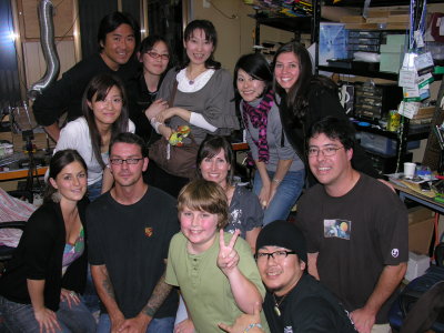 Group shot!  From back - Aki, Yuko, Yuko's friend, Sari, Melissa, Wakana, Jamie, Paul, Becky, Josh, Brendon & Yoshio