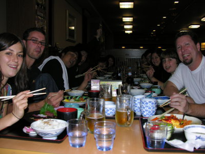 That night we went to a natural hot springs spa, men/women separate, cheap $5 entry, then had dinner there afterwards. Awesome.