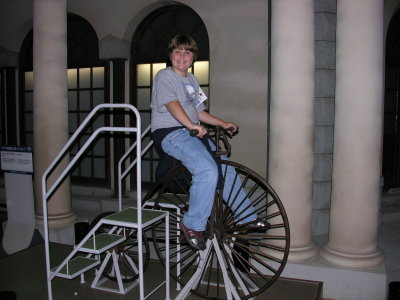 Their early bikes were similar to ours. Speaking of bikes, a LOT of Japanese ride them, with large bike racks everywhere.