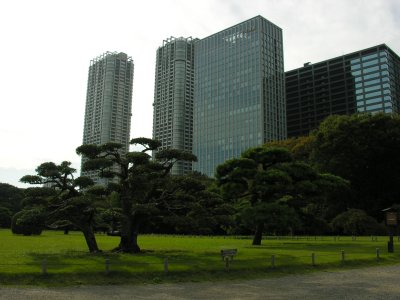 It's like Central Park, but way more beautiful, surrounded by huge buildings.