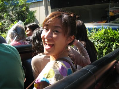 Wakana is ready! See Brendon in front of her, ha.