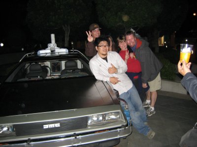 Yoshio's dream car, the DeLorean.