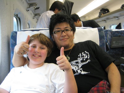 Buds for life.  We were so thankful for Yoshio's friendship to us and Brendon.