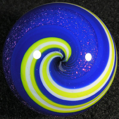 Nice combo of dichro and solids, much better in hand.