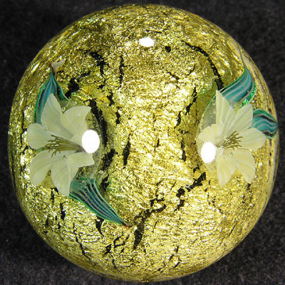 You've gotta get this marble in hand to see the depth of the flowers as they grow!