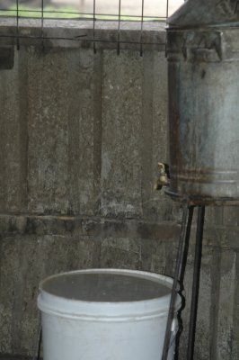 water for washing before and after eating